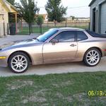 1987 944 Porsche with LS1 conversion, wide body conversion and complete paint job